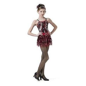 Pre-Owned Costume Gallery   Small Child Red Fringe Jazz Sequin